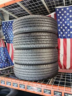 ⭐️LT245/75R17 FIRESTONE TRANSFORCE HT ALL SEASON 10PLY LOAD E USED TIRES 245 75 17