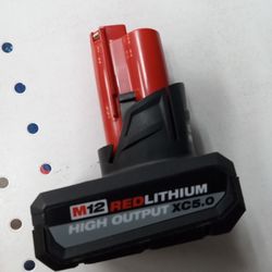 Milwaukee New 5ah Battery High Output M12