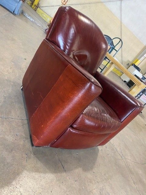 Crate& Barrel. Leather Recliner 100% Leather