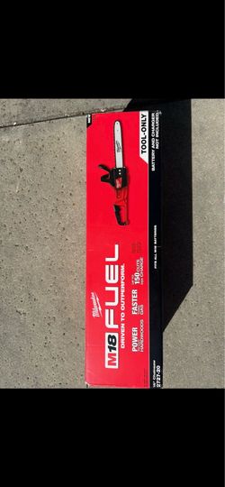 M18 FUEL 16 in. 18V Lithium-lon Brushless Battery Chainsaw (Tool-Only)