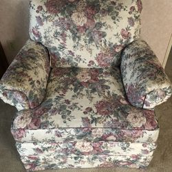 Living Room Floral Chair