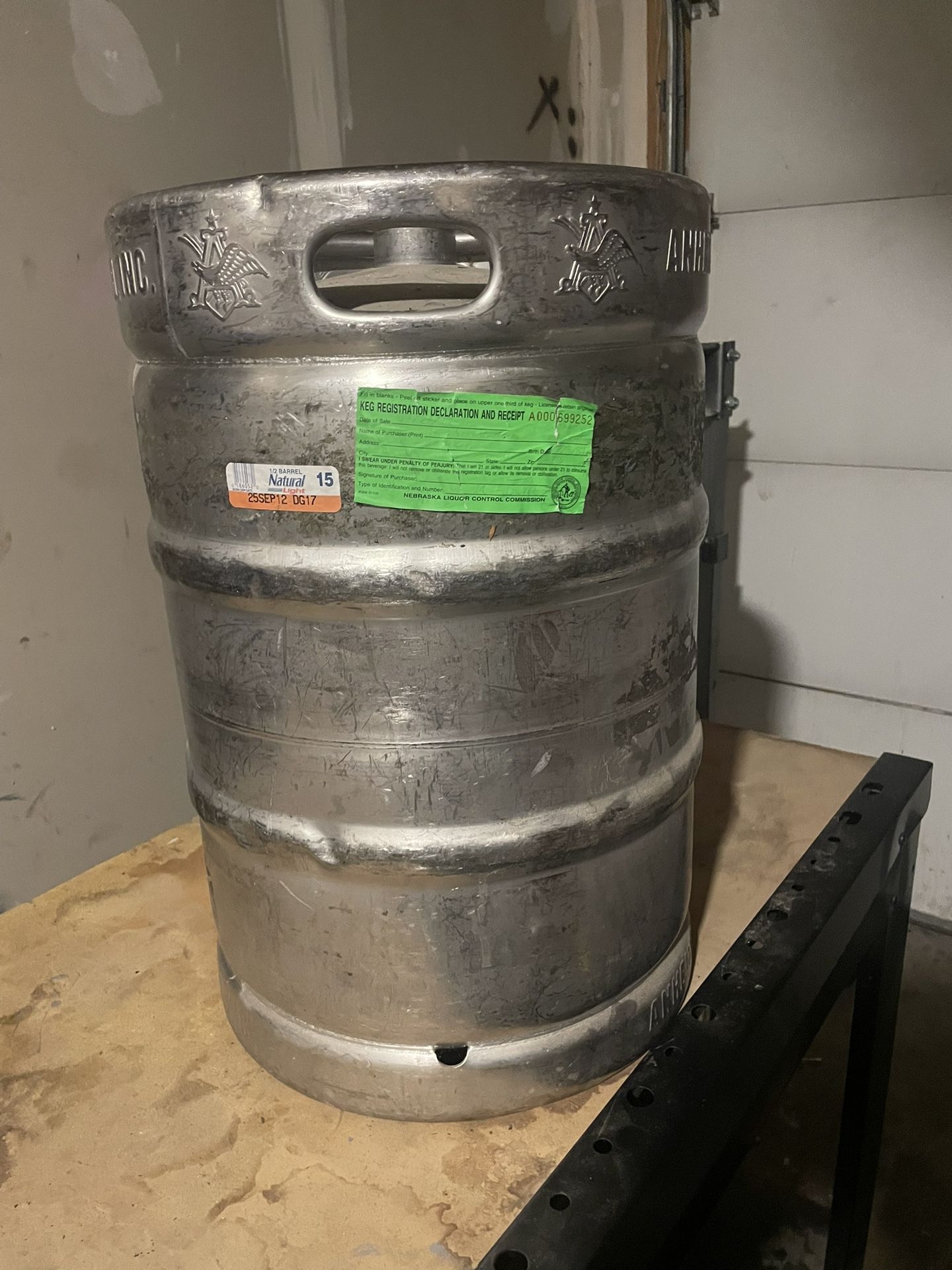 Anheuser-Busch Keg