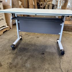 Portable Splicing Conference Table With Locking Wheels Multifunctional Folding Office Conference Room Table Mobile Table For Office Conference Rooms T