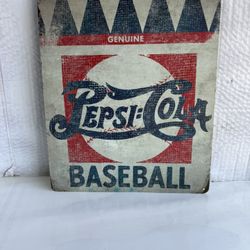 Pepsi Cola Vintage Collectible Tin Metal Sign Wall Decor
