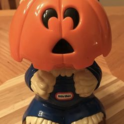 Little Tikes Halloween Jack-O-Lantern Pumpkin Head Scream Beam Flashlight