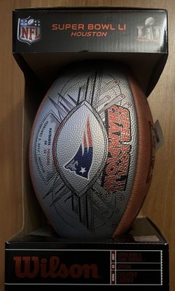 Patriots Super Bowl LI Champions SILVER Game Ball