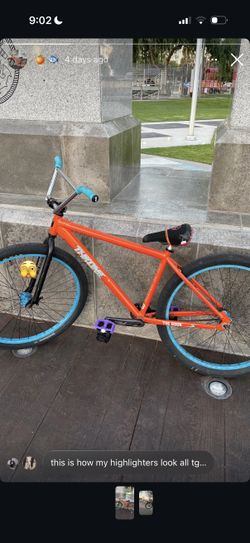 Orange palm fixie
