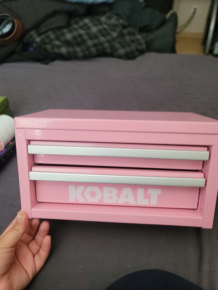 Pink Kobalt Tool Box