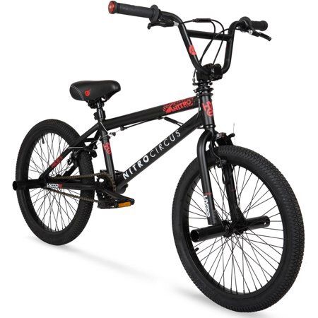 Hyper 20" Nitro Circus BMX Kids' Bike, Matte Black