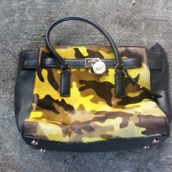 Michael Kors Purse Leather Mk