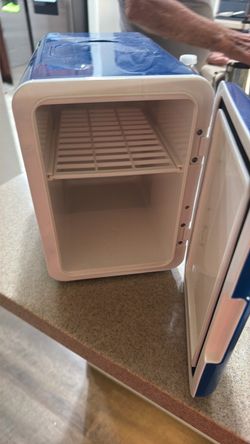 Blue Mini Compact Fridge