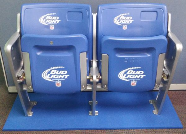 Two Official Bud Light Bengals Nfl Team Stadium Seats For Sale In