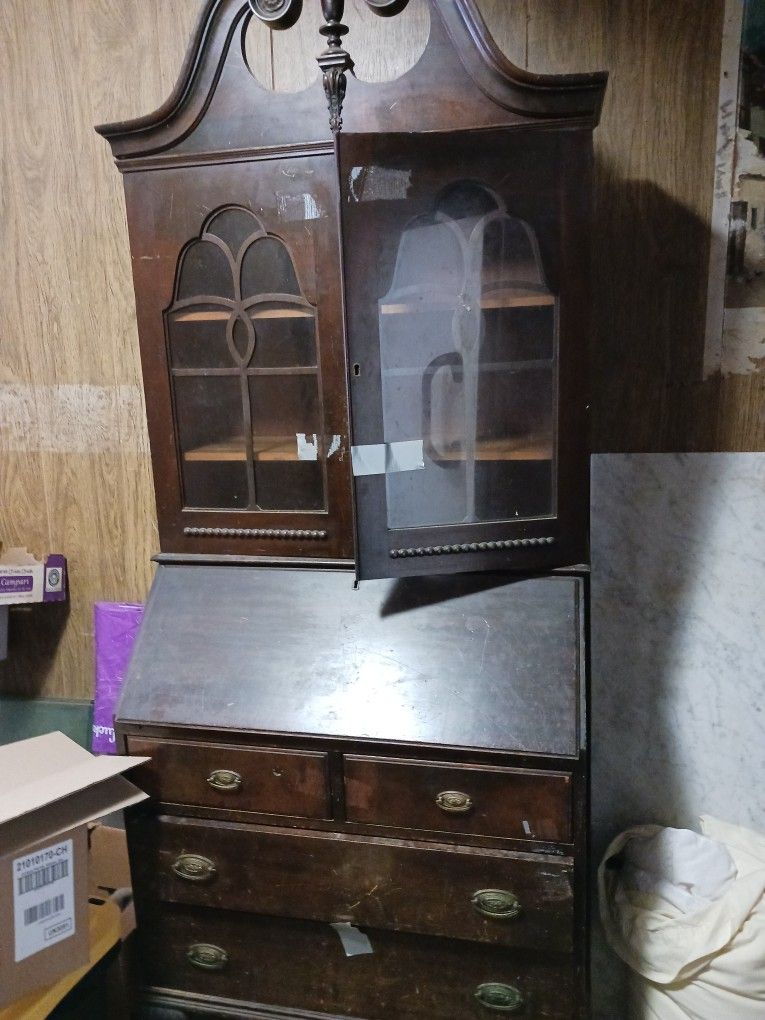 Antique Mahogany Secretary Desk