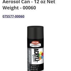 Ultra Flat Black Krylon Paint 