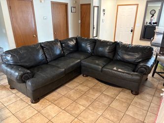 Sofa dark brown