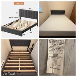 SELLING ASAP!!! LIKE NEW QUEEN BED AND MATRESS!!!