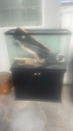 Reptile cage and stand