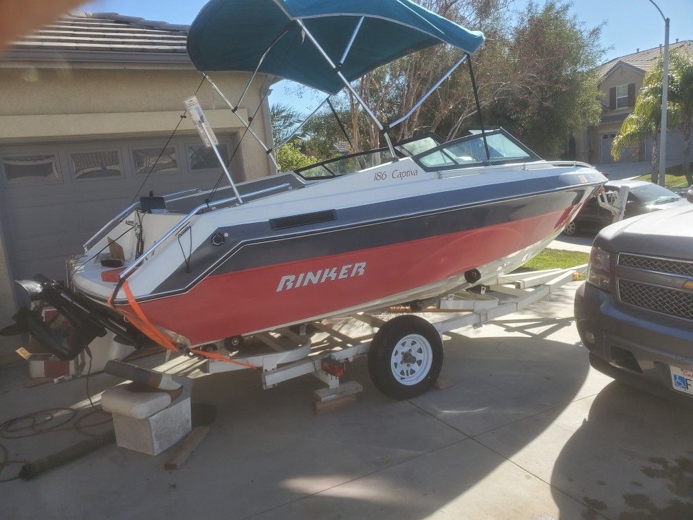 1989 Rinker Open bow  18'  - 06"