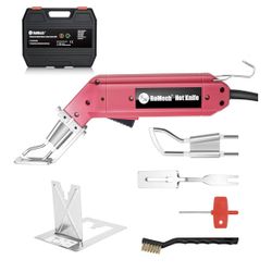 ROMECH 60W Fabric Cutter Rope Cutter, Pro Electric Hot Knife Heat Sealer with Adjustable Power, Cutting Tool Kit with Blades & Accessories (60W, RM-01