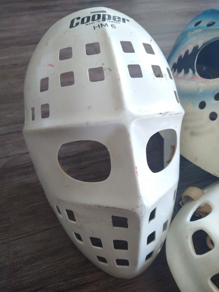 COOPER HM6 HOCKEY GOALIE MASK!!! VINTAGE SUPER RARE CLASSIC!!! MADE IN CANADA!!! π₯
ππ¨π¦ππ€π€π€π¦