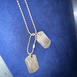 Silver Dog Tags