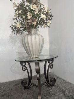 Glass Side Table