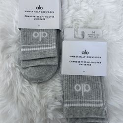 Light Grey Alo Socks 