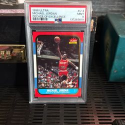 Jordan 1996 Decade Of Excellene Psa Mint 9