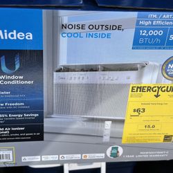 Midea 12,000 BTU U-Shaped Window AC