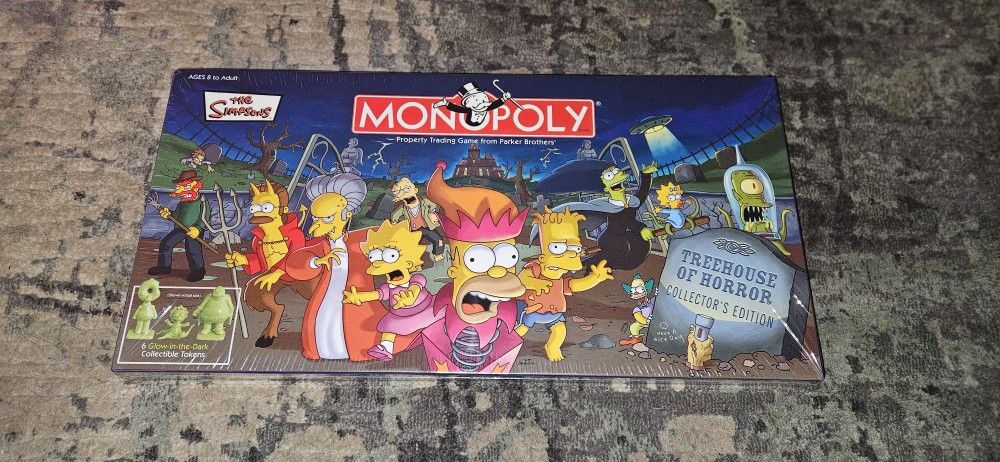 Monopoly The Simpsons Treehouse Of Horror Collectors Edition Brand New Sealed!!
