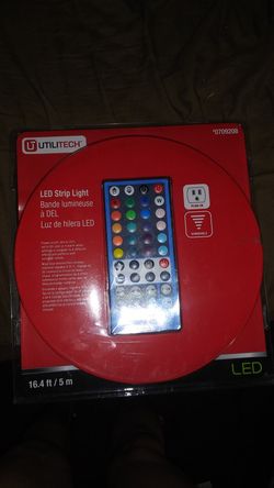 Utilitech led strip light with remote