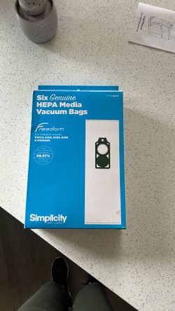 Simplicity Hepa media Vacuum bags