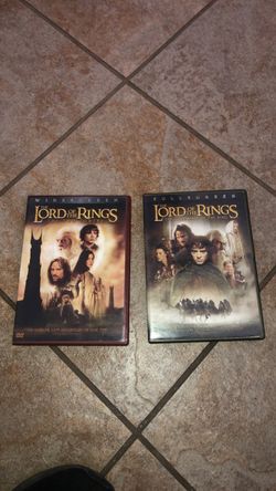 Lord of the Rings DVD Set – 2 Movies