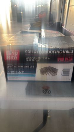 Roofing supplies Collated roofing nails