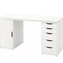Desk With Drawers And Wheels 