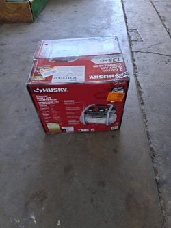 Husky 2gallon compressor 135psi
