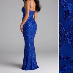 Blue Prom Dress