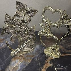Vintage Beautiful Brass Earring holders