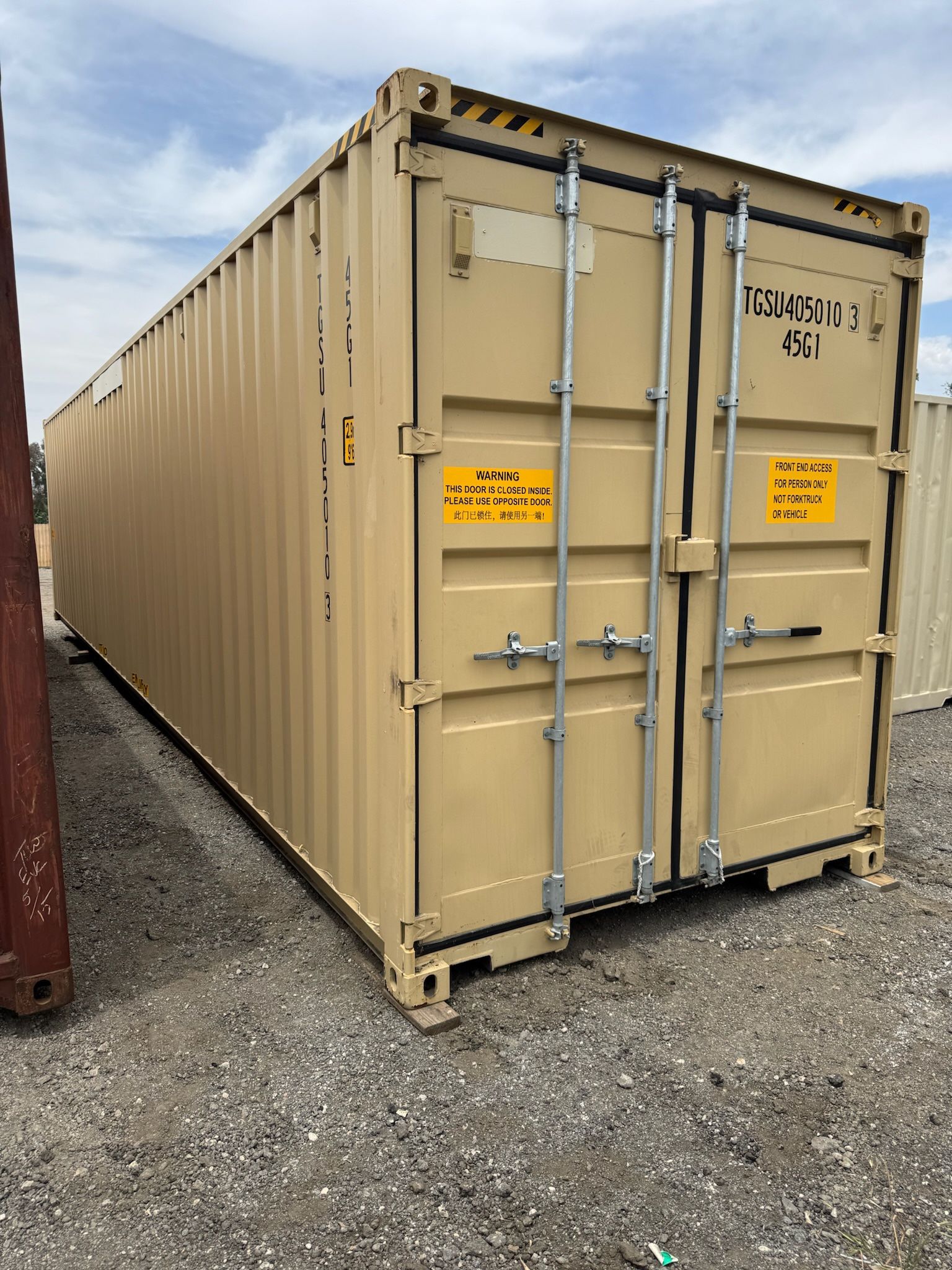 40 Foot Shipping Container Double Doors