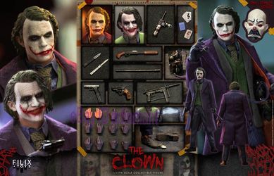 Filix Toys 1/12 The Clown Heath Ledger Joker