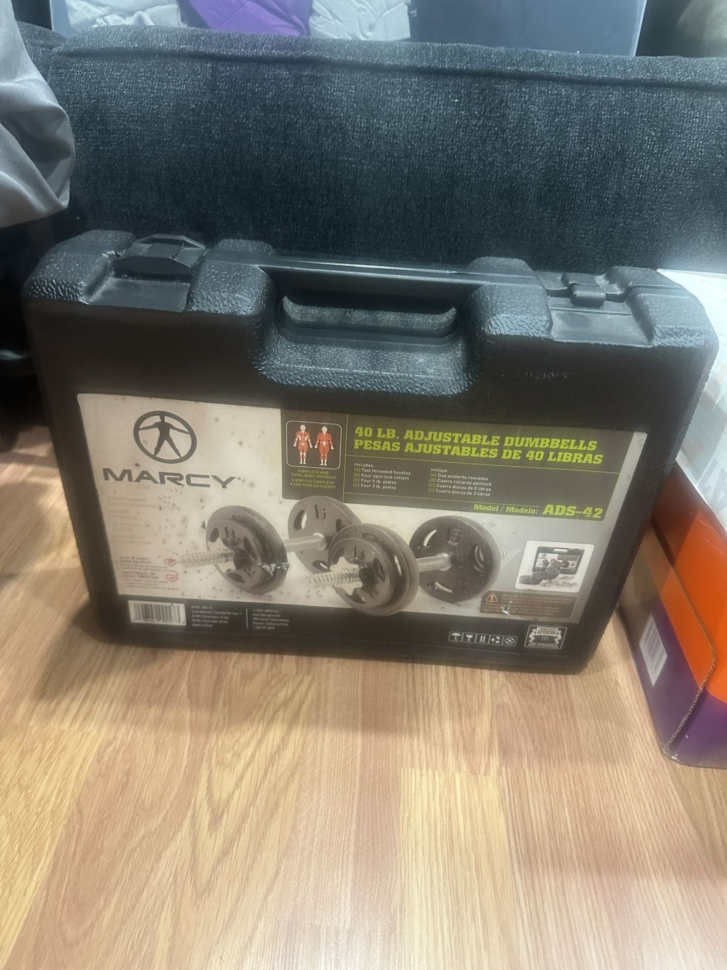 40lb adjustable dumbbell set