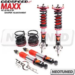 GODSPEED MMX2380 MAXX DAMPER LOWERING COILOVERS WITH FRONT SPINDLE KIT SPRING SHOCK STRUT SPRING SUSPENSION FOR TOYOTA COROLLA RWD AE86 1985-1987