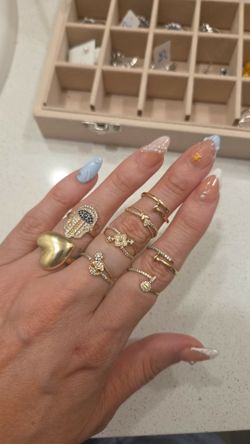 Anillos de oro 10k y 14k