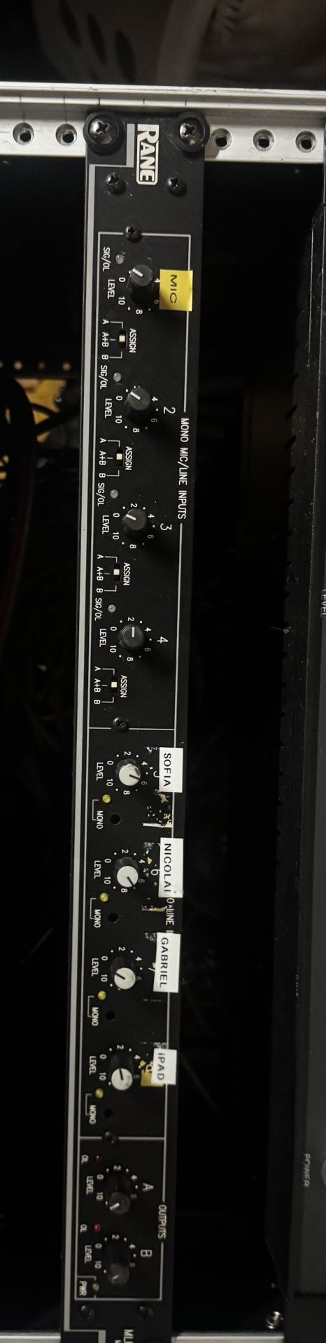 Rane MLM82A Audio mixer 