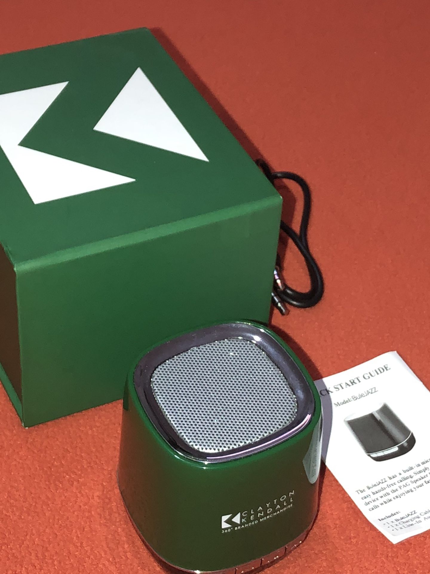Clayton Kendall 360 Branded Merchandise Bluetooth Speaker BulleJazz New Open Box