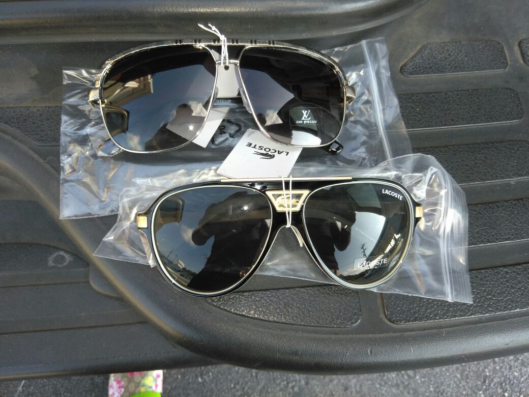 LV and lacoste sunglasses