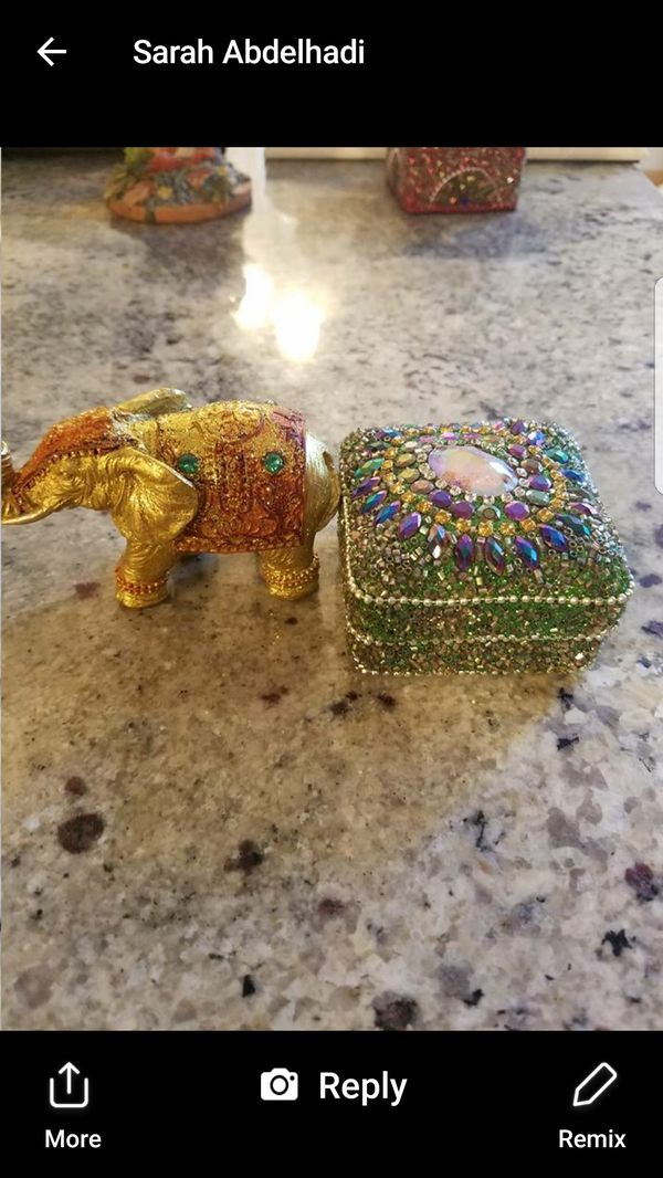 Indian Jewelry Box Elephant Accessories In Orland Park Indian Jewelry Box Elephant Accessories In Orland Park Il Offerup