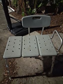3 seat wide. Medical shower chair. Used once