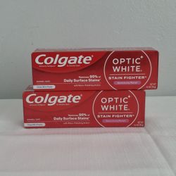 Colgate Toothpaste Optic White Stain Fighter 4.2oz ( Sensitive Relief )