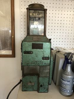 Vintage 1920s d type Johnson Fare box tram bus trolly subway change machine